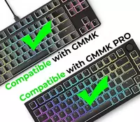 Кейкапы для клавиатуры Glorious Aura Keycaps v2 GLO-KC-AURA2-B Black Mytech.uz