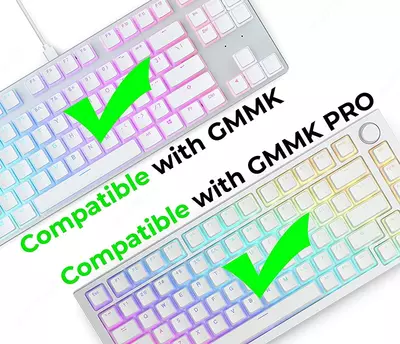 Кейкапы для клавиатуры Glorious Aura Keycaps v2 GLO-KC-AURA2-W White