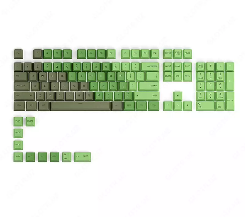Кейкапы для клавиатуры Glorious PBT Olive Keycap GLO-KC-GPBT-O