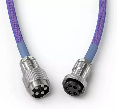 USB кабель Glorious Coiled Cable for Keyboard GLO-CBL-COIL-NEBULA Nebula