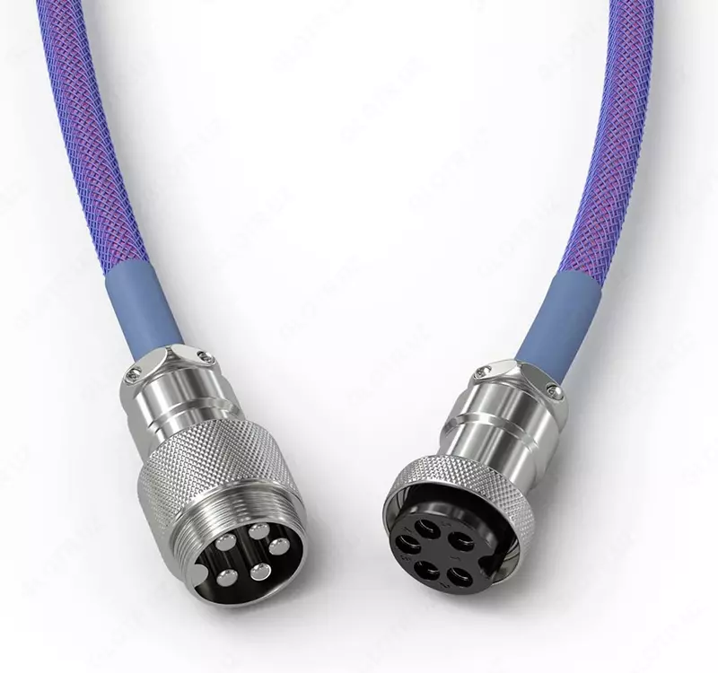 USB kabeli Glorious Coiled Cable for Keyboard GLO-CBL-COIL-NEBULA Nebula