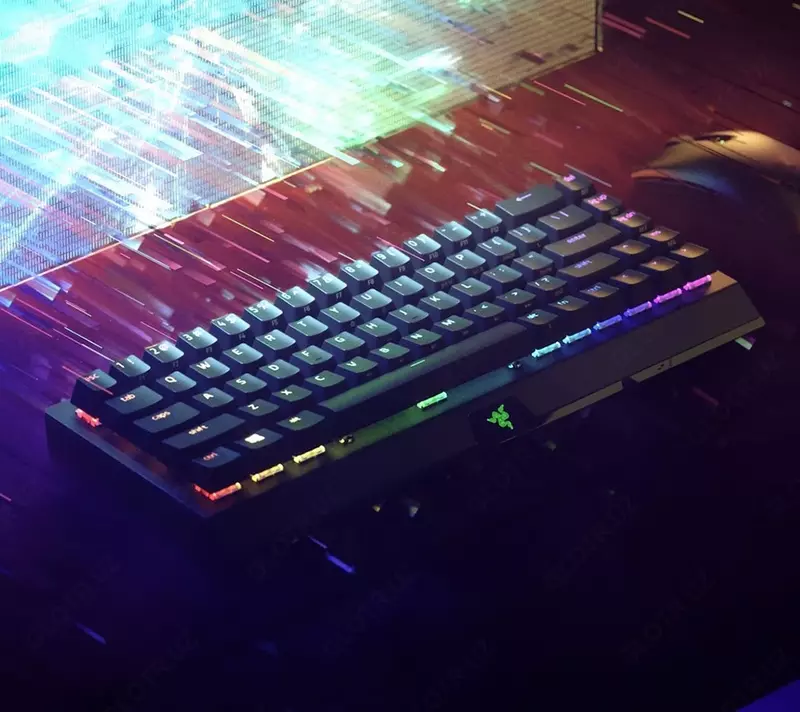 Клавиатура RAZER BLACKWIDOW V3 Mini HyperSpeed RZ03-03890100-R3M1 (Yellow switches)