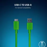 725 000 so'm Klaviatura uchun keykaplari RAZER PBT Keycap + Coiled Cablee RC21-01490700-R3M1 Green