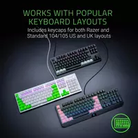 Klaviatura uchun keykaplari RAZER PBT Keycap Upgrade Set RC21-01490300-R3M1 Quartz Chakana savdo