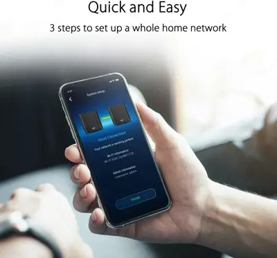 Router ASUS ZenWiFi AX XT8 (White 2-Pack) Wireless-AX6600 WIFI 6