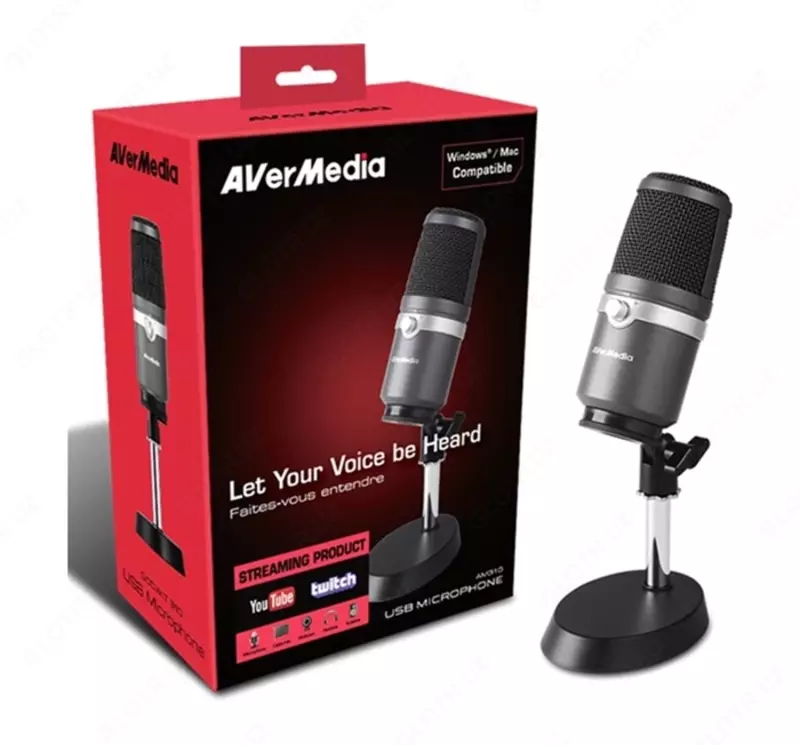 Микрофон AverMedia AM310 USB microphone 40AAAM310ANB