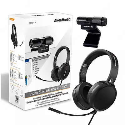 Комбо AverMedia B0317 Video Conferencing Kit (Webcam PW313 + Headset AH313)