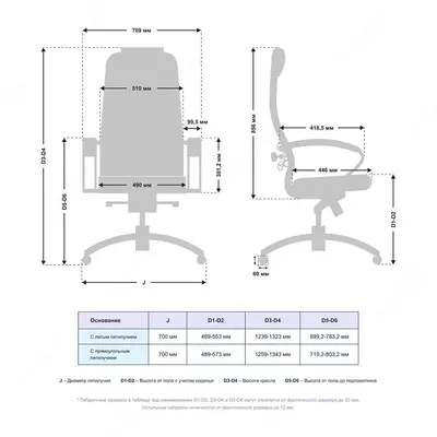 Ofis kreslo METTA Samurai KL-1.04 MPES (Qora)
