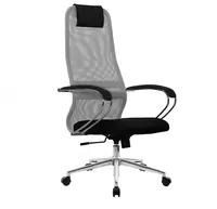 Кресло офисное METTA SU-В-8 подл.131/осн.009 (Светло-серый)