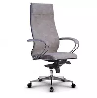 Кресло офисное METTA L 1m 42/K Велюр B Светло-серый 17852