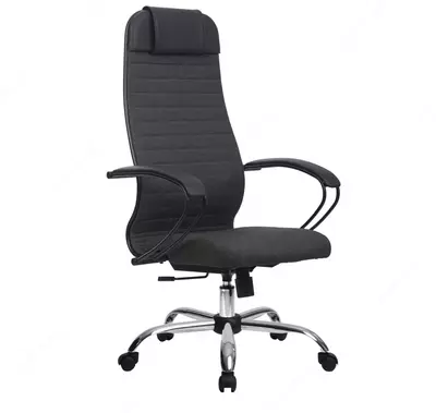 Ofis kreslo МЕТТА-27 MPRU/qo'l dayamalar 130/baza 001 To'q kulrang