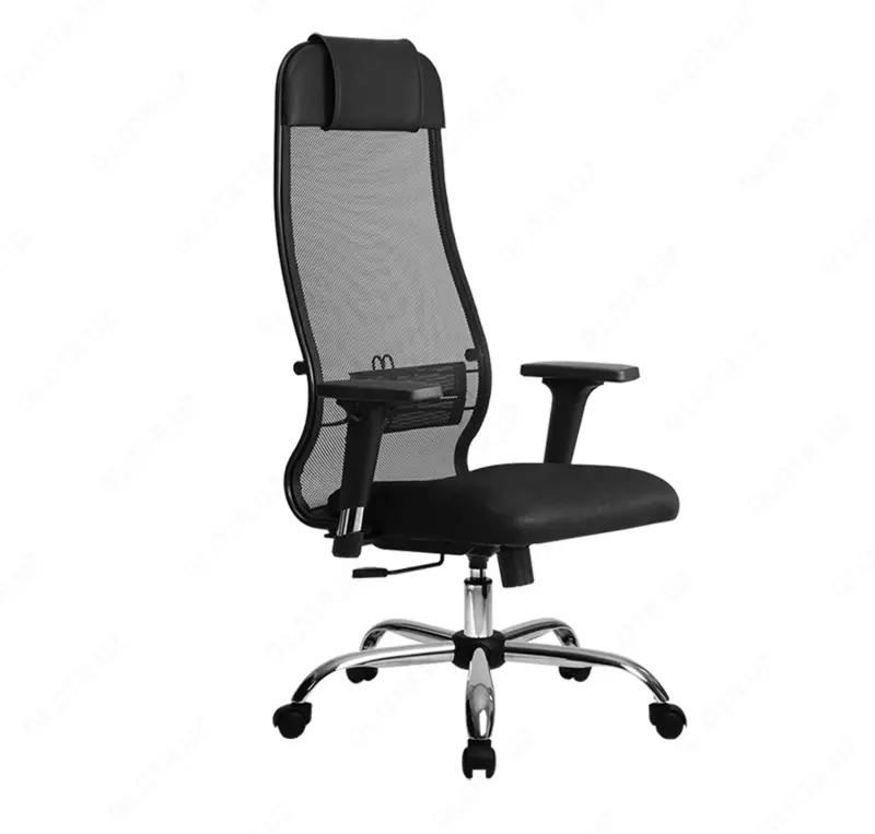 Ofis kreslo МЕТТА-4 MPRU/qo'l dayamasi 131/baza 003 Qora/mat qopqoq CSx-25 (Qora)