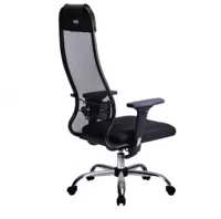 Кресло офисное МЕТТА-4 MPRU/подл.131/осн.003 Черный/Коврик-чехол CSx-25 Черный - 2 212 500 сум