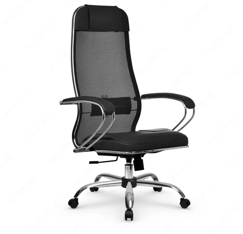 Ofis kreslo ММЕТТА-5.1 MPES/qo'l dayamasi 116/baza 003 Qora