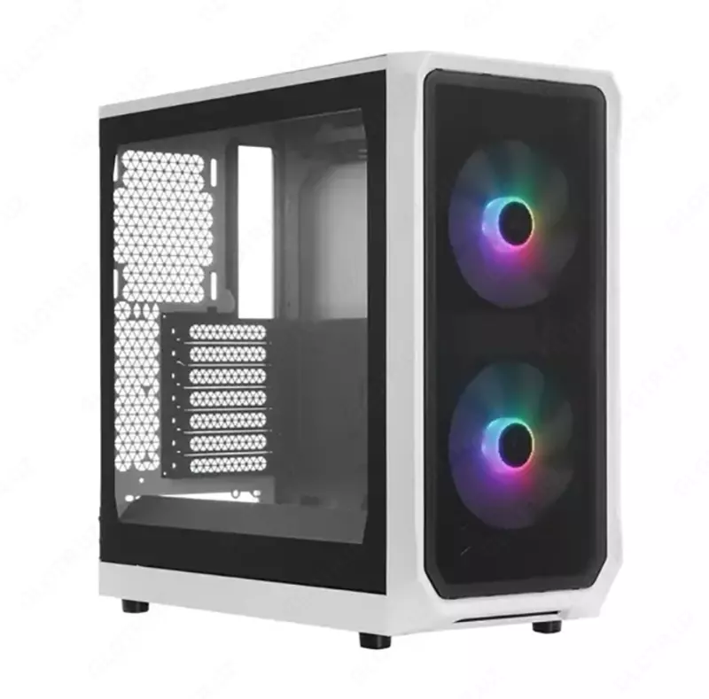 Компьютерный корпус Fractal Design Focus 2 RGB FD-C-FOC2A-04 White TG Clear Tint