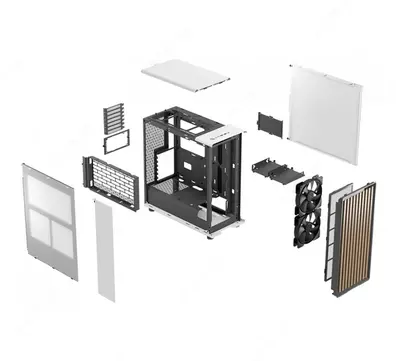 Kompyuter korpus Fractal Design North FD-C-NOR1C-03 Chalk White