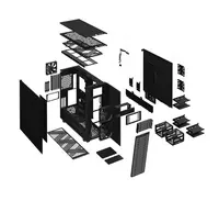  Компьютерный корпус Fractal Design Define 7 XL FD-C-DEF7X-01 Black Solid - Mytech.uz