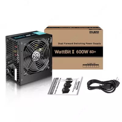 Блок питания ZALMAN WATTBIT II 600W 80 PLUS
