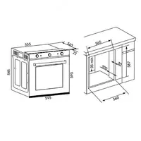 Духовка Goodwell GWO-7210 BG - 5 612 500 сум