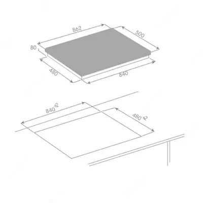 Варочная панель Goodwell GWP-9562 X