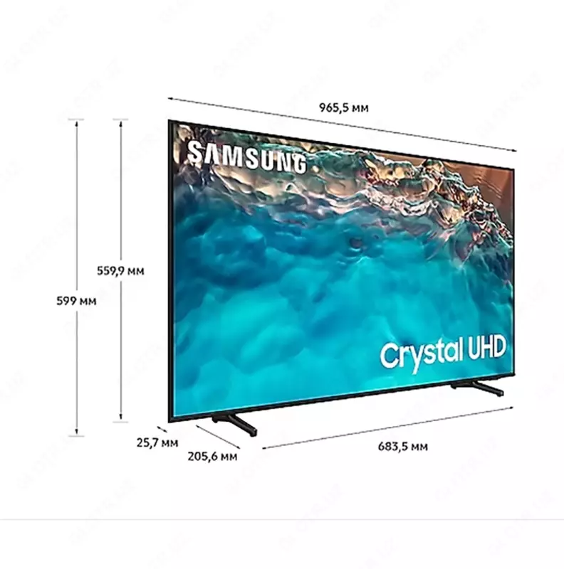 Televizor SAMSUNG Crystal UHD 43BU8000 43" 4K 2022
