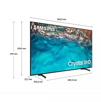 Televizor SAMSUNG Crystal UHD 43BU8000 43" 4K 2022