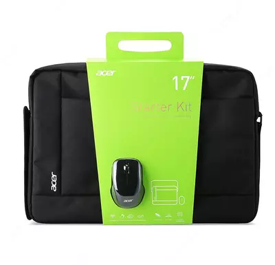 Noutbuk uchun sumka ACER 17" NOTEBOOK STARTER KIT NP.ACC11.01Y Topload + Mouse