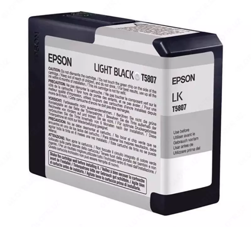 Kartrij Epson T5807 C13T580700 Light Black 80ml