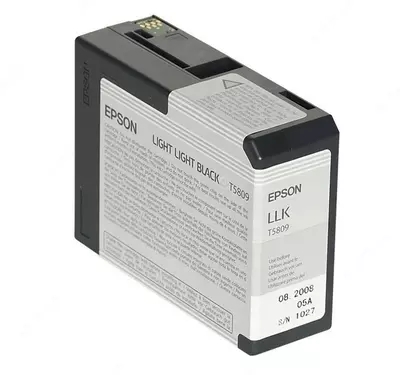 Картридж Epson T5809 C13T580900 Light Light Black 80ml