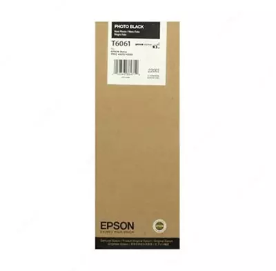 Kartrij Epson T6061 C13T606100 Photo Black 220ml