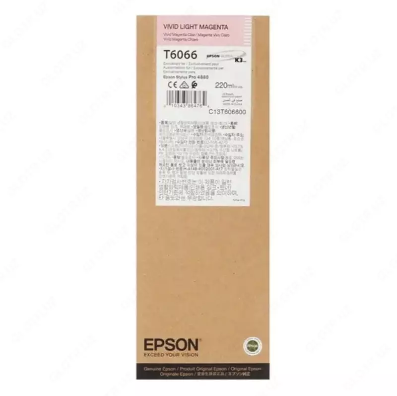 Kartrij Epson T6066 C13T606600 Vivid Light Magenta 220ml