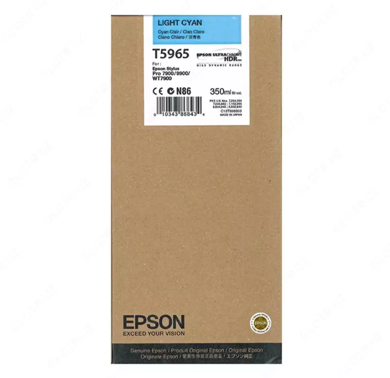 Картридж Epson T5965 C13T596500 Light Cyan 350ml