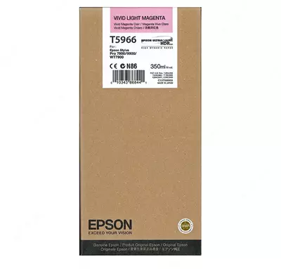 Kartrij Epson T5966 C13T596600 Vivid Light Magenta 350ml