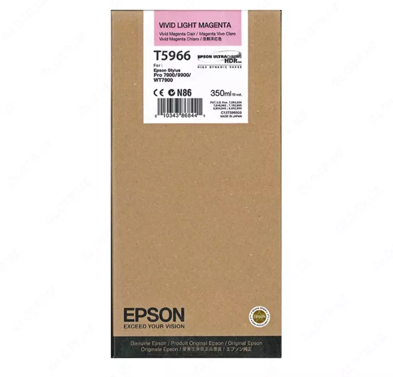 Картридж Epson T5966 C13T596600 Vivid Light Magenta 350ml