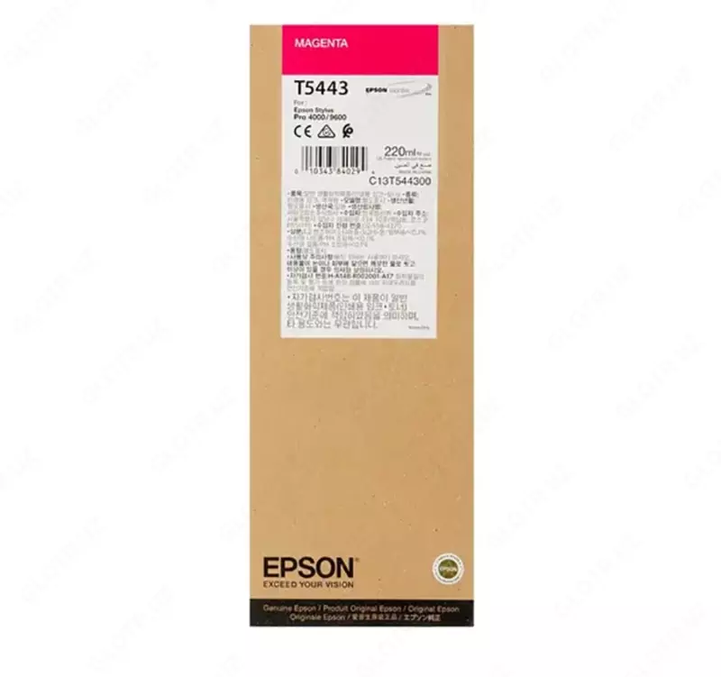 Kartrij Epson T5443 C13T544300 Magenta 220ml
