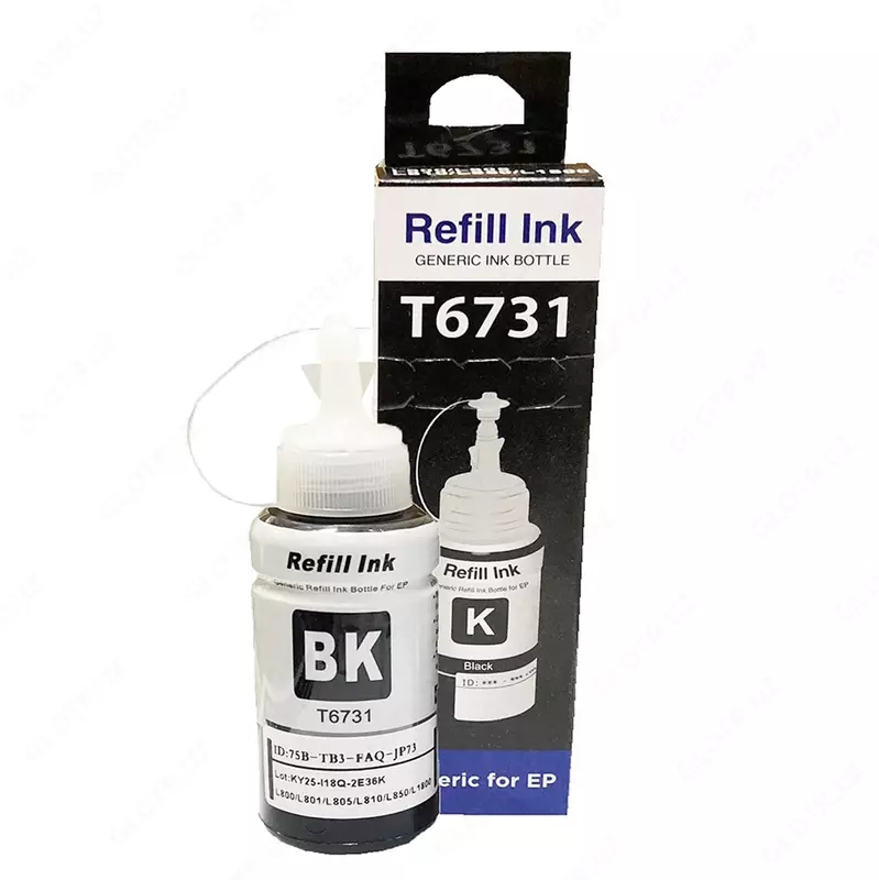 Чернила Epson T6731 BL Ink Bottle (Black) 70мл (1500 стр)