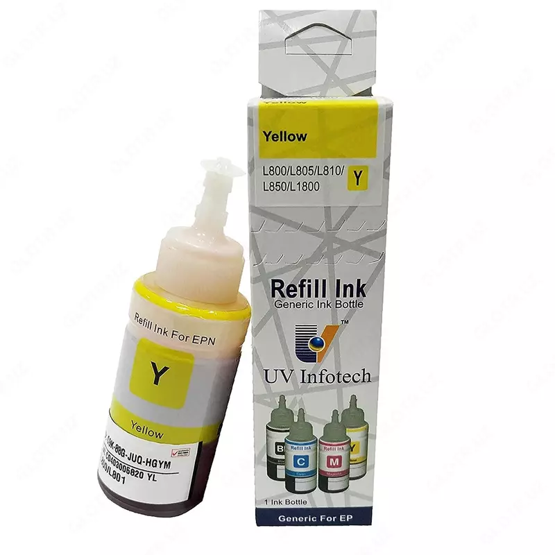 Чернила Epson T6734 YE Ink Bottle (Yellow) 70мл (1500 стр)