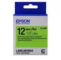 Lenta Epson LK4GBF Fluor Blk/Green 12/9 - 12mm / 9m / LW400 / LW700 - 312 500 so'm
