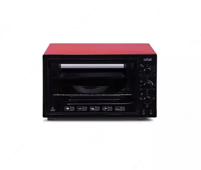 Mini pechka Artel 3618E Qora / qizil (chiroqli)