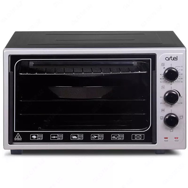 Мини-печь Artel 3618 E (c Лампой) Серо/Чёрный