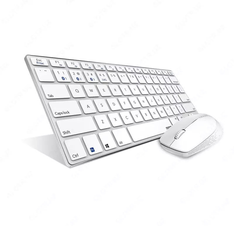 Клавиатура с мышью Rapoo 9000M White