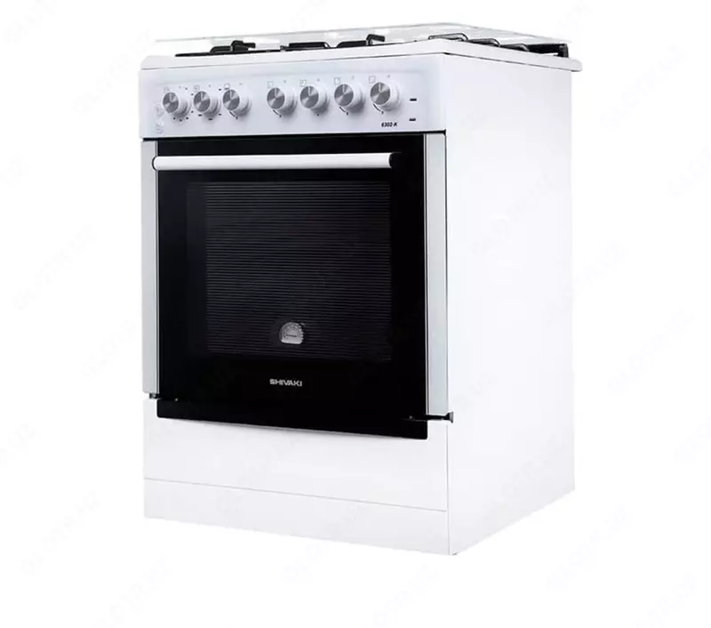 Газовая плита Shivaki 6300-K Коричневый/Серый