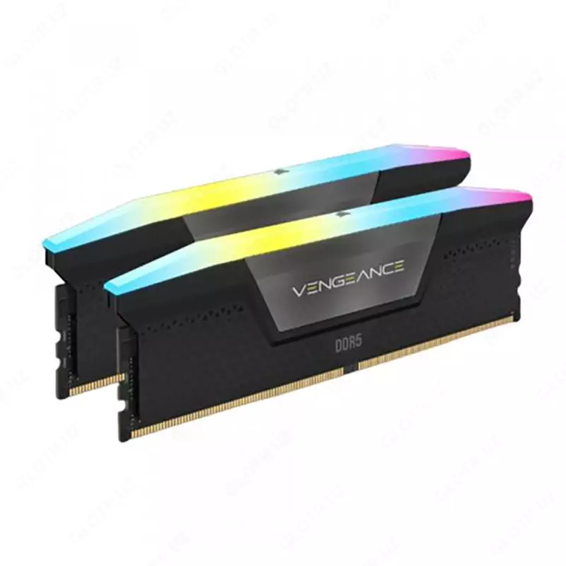 Operativ Xotira CORSAIR VENGEANCE® RGB 32GB (2x16GB) DDR5 7000MHz C34 Black
