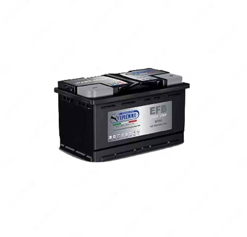 Avtomobil uchun qayta zaryadlanuvchi batareya VIPIEMME EFB 12V70AH (278х175х190) (-+) Е BF56C (Italiya)