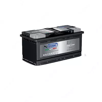 Avtomobil uchun qayta zaryadlanuvchi batareya VIPIEMME EFB 12V90AH (353х175х190) (-+) Е BF72C (Italiya)