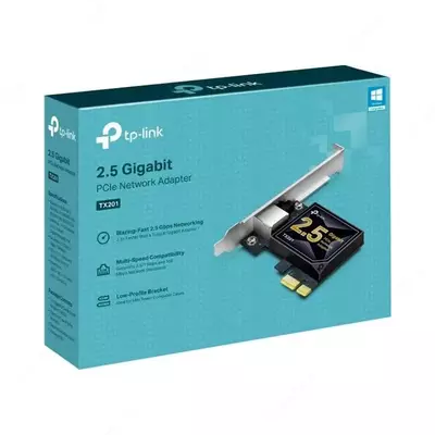 Wi-Fi адаптер TP-Link TX201 2.5 Gigabit PCI