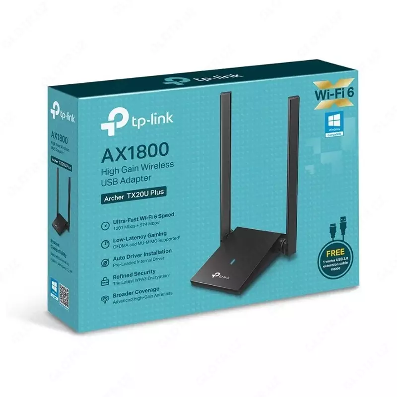 Wi-Fi адаптер TP-Link Archer TX20U Plus AX1800