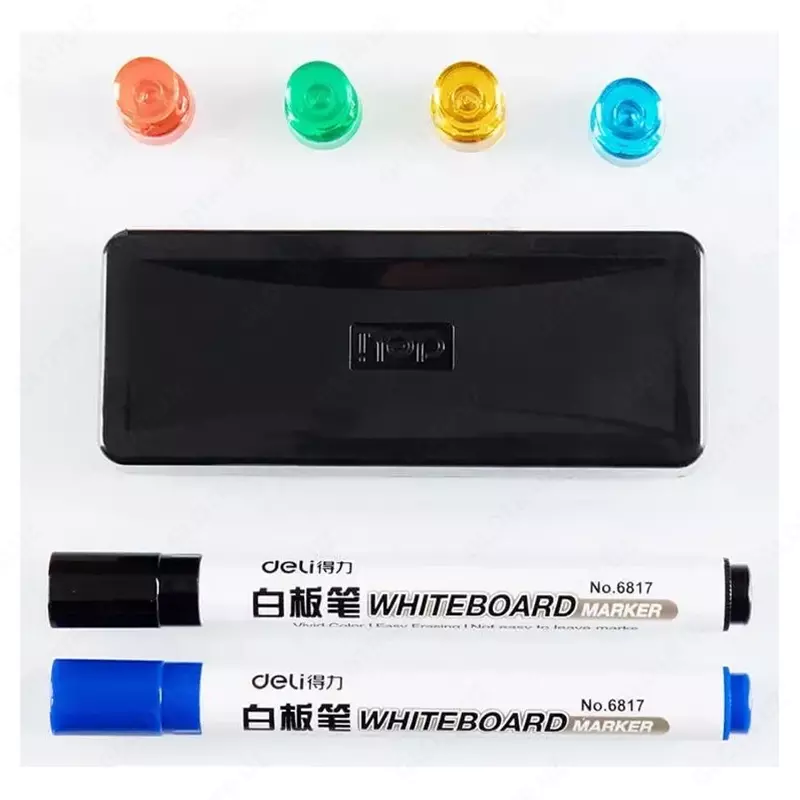 Доска магнитно-маркерная стеклянная Deli 8740 100*150