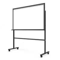 Доска магнитно-маркерная стеклянная с подставкой на колесах Deli 8737 90*150 - 2 875 000 сум