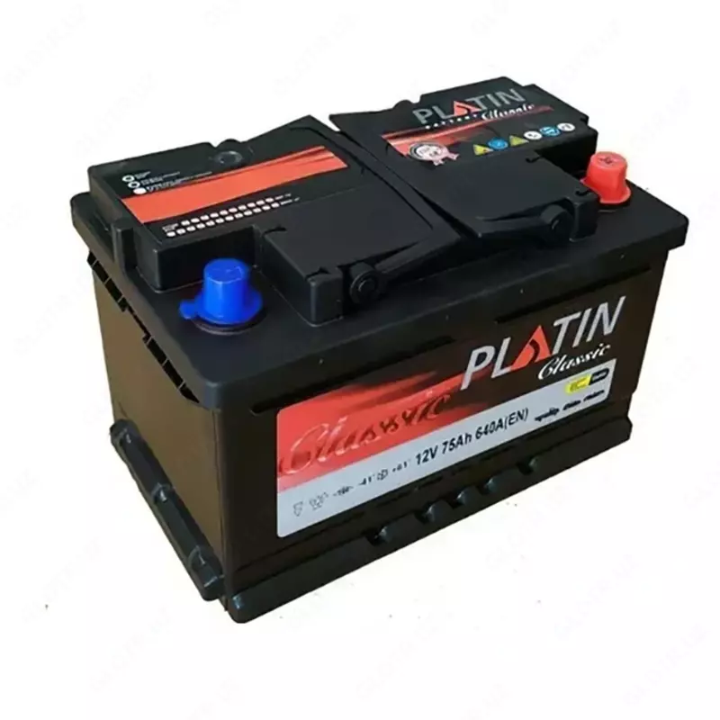 Аккумулятор для авто PLATIN 12v75 (Турция)